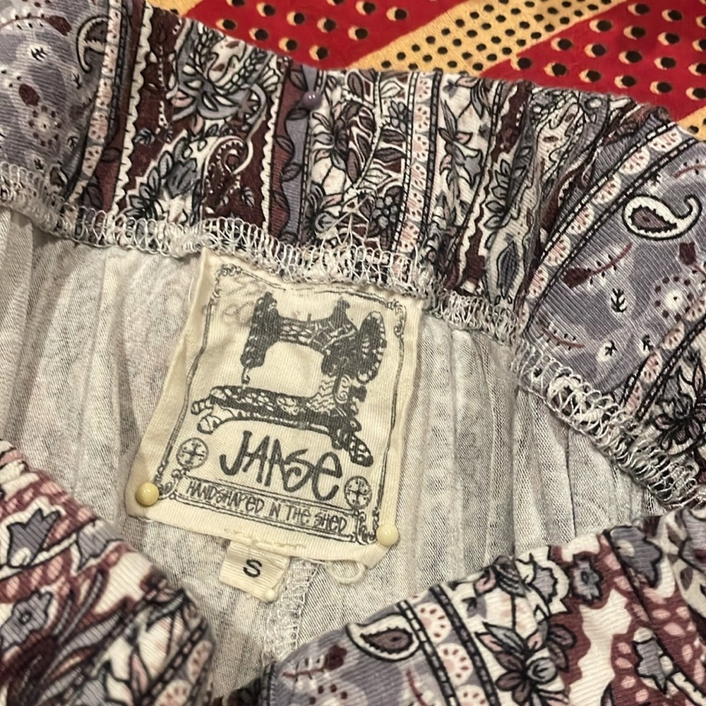 Jaase flare print elastic waist pants - Picture 6 of 6